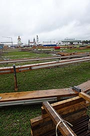 Man hat mit dem Aufbau der Oidn Wiesn begonnen  (©Foto:Marikka-Laila Maisel)